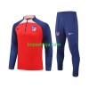 Atlético Madrid Tränings Sweatshirtställ Röd 2023/24 Atlético Madrid Tränings Sweatshirtställ Röd 2023/24